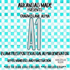 Blank Fillable Alpha Sets, Digital Letter & Number Outlines | DIY Craft PNG SVG Files for Custom Sublimation Designs