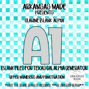 Blank Fillable Alpha Set SVG PNG, Custom Font Letters for Digital Art, Crafting & Sublimation, Alpha Generator Files
