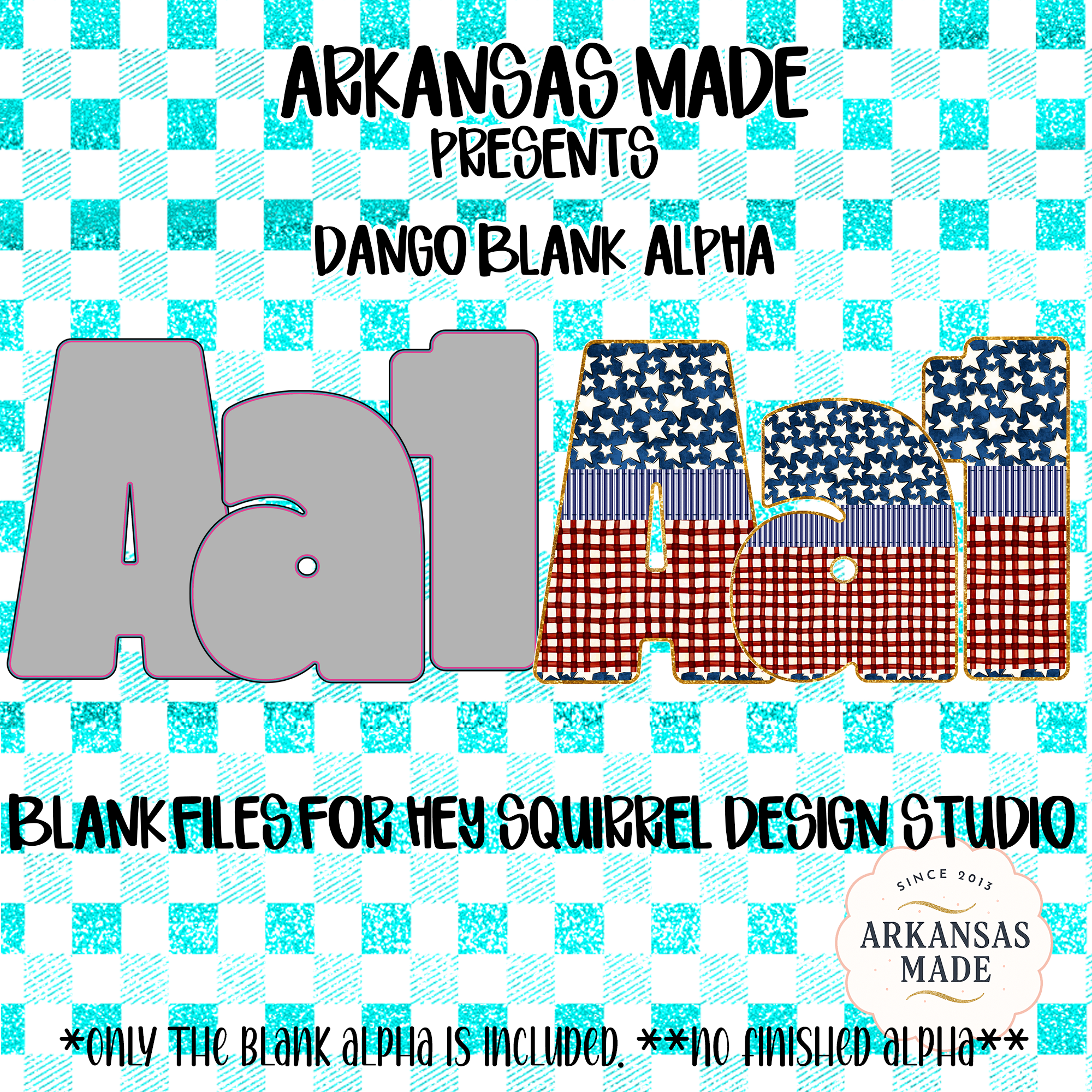 Dango Blank Digital Alpha PNGs for Hey Squirrel Design Studio - Customizable Font File, DIY Graphic Element, Crafter Supply