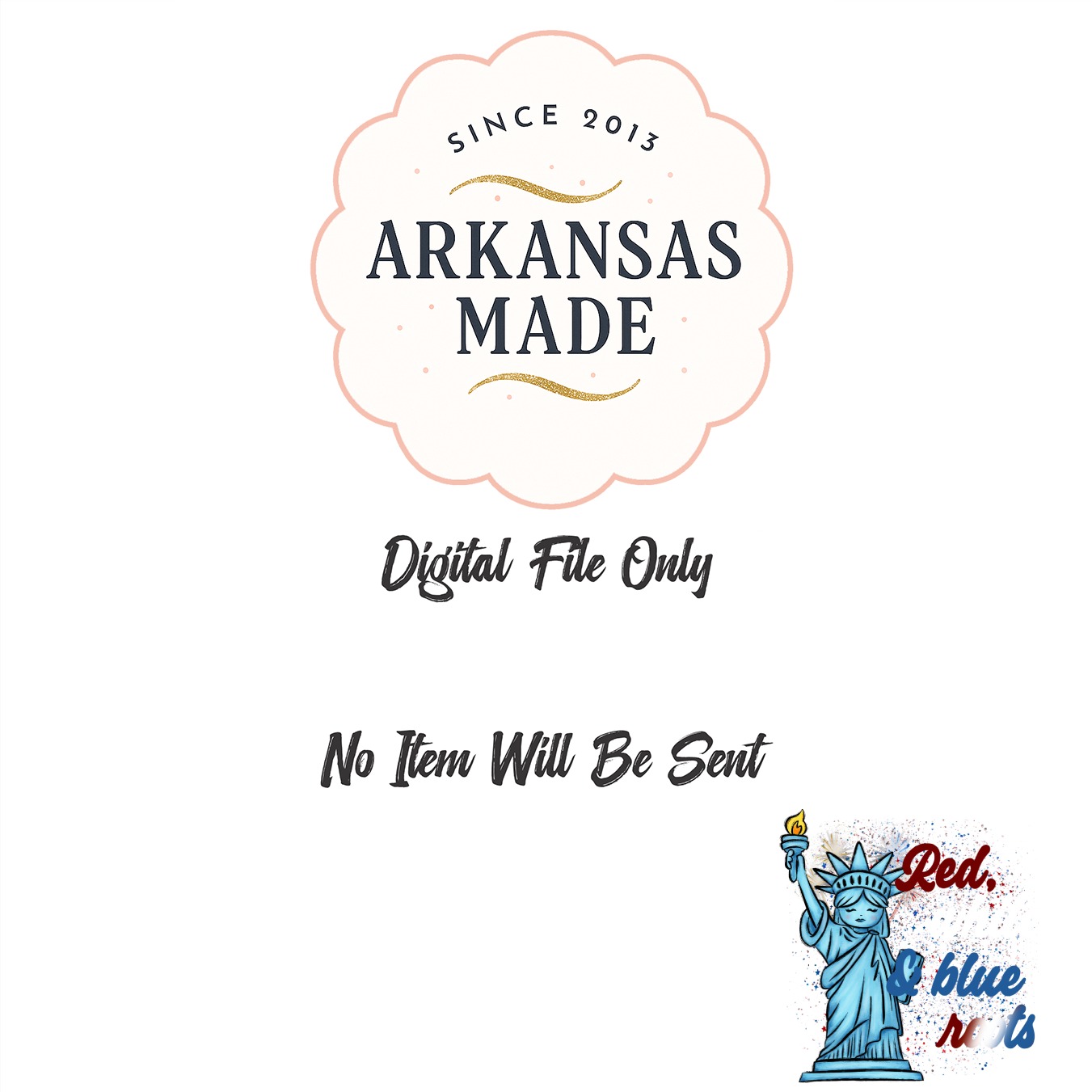Patriotic Statue of Liberty Digital Design, Red White Blue Roots PNG for 4th of July, American Pride Sublimation Clipart - Image 4