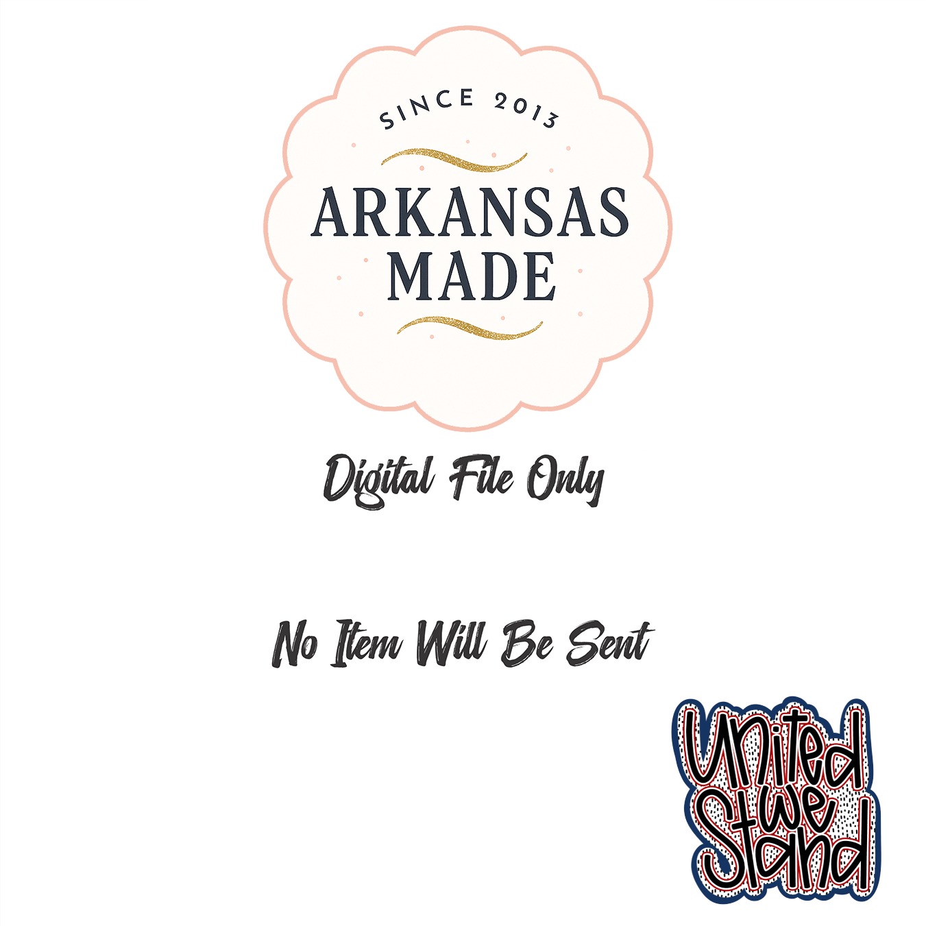 United We Stand SVG PNG Digital Download for Patriotic T-Shirt Design | American Unity Cut File for 4th of July Crafts - Image 3