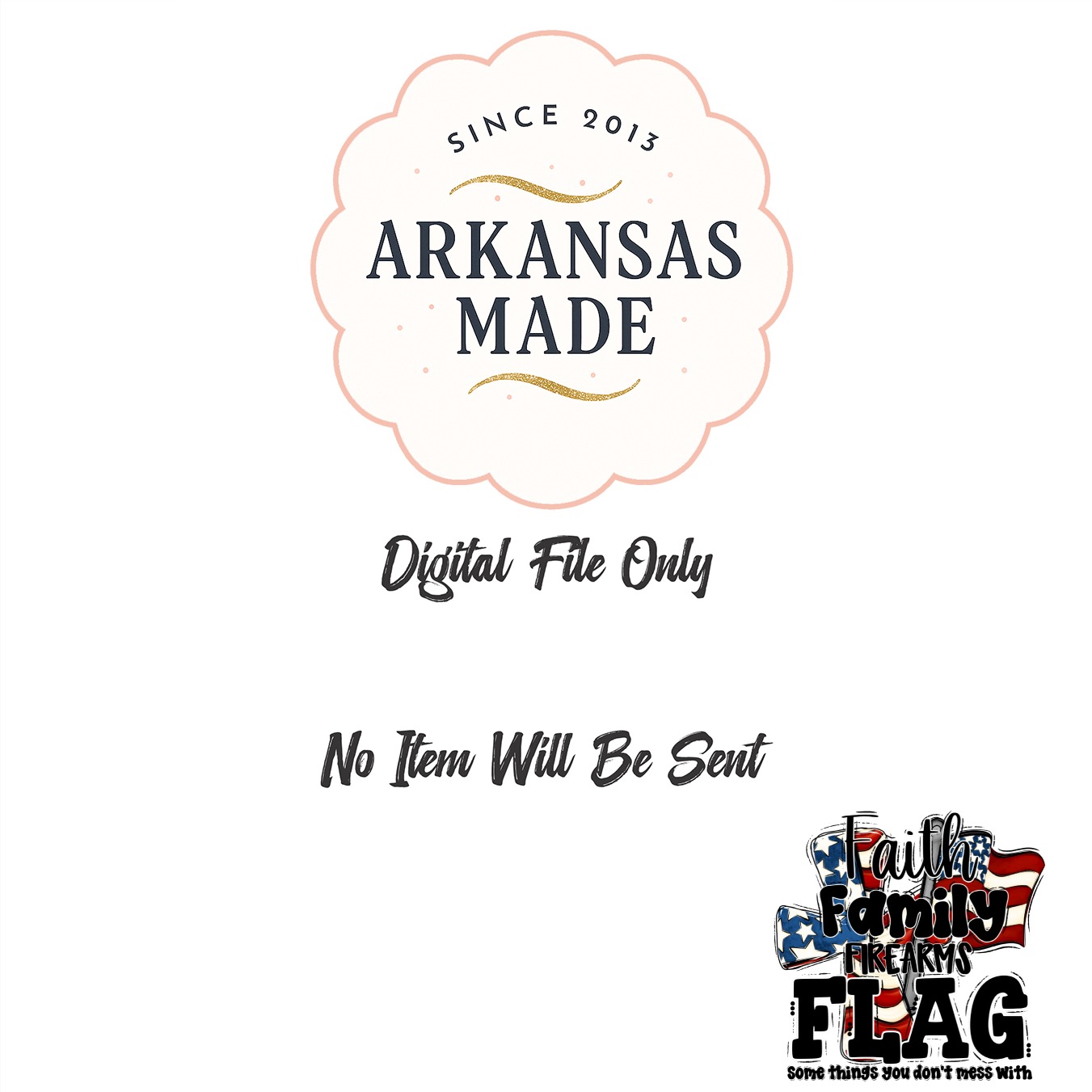 Faith Family Firearms Flag Digital Design PNG | Patriotic American Pride 2A Pro Gun Rights Sublimation Christian Values File - Image 3