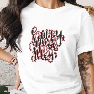 Happy 4th of July T-Shirt, Patriotic Independence Day Tee, Fourth of July Celebration Shirt, Summer USA Holiday Top