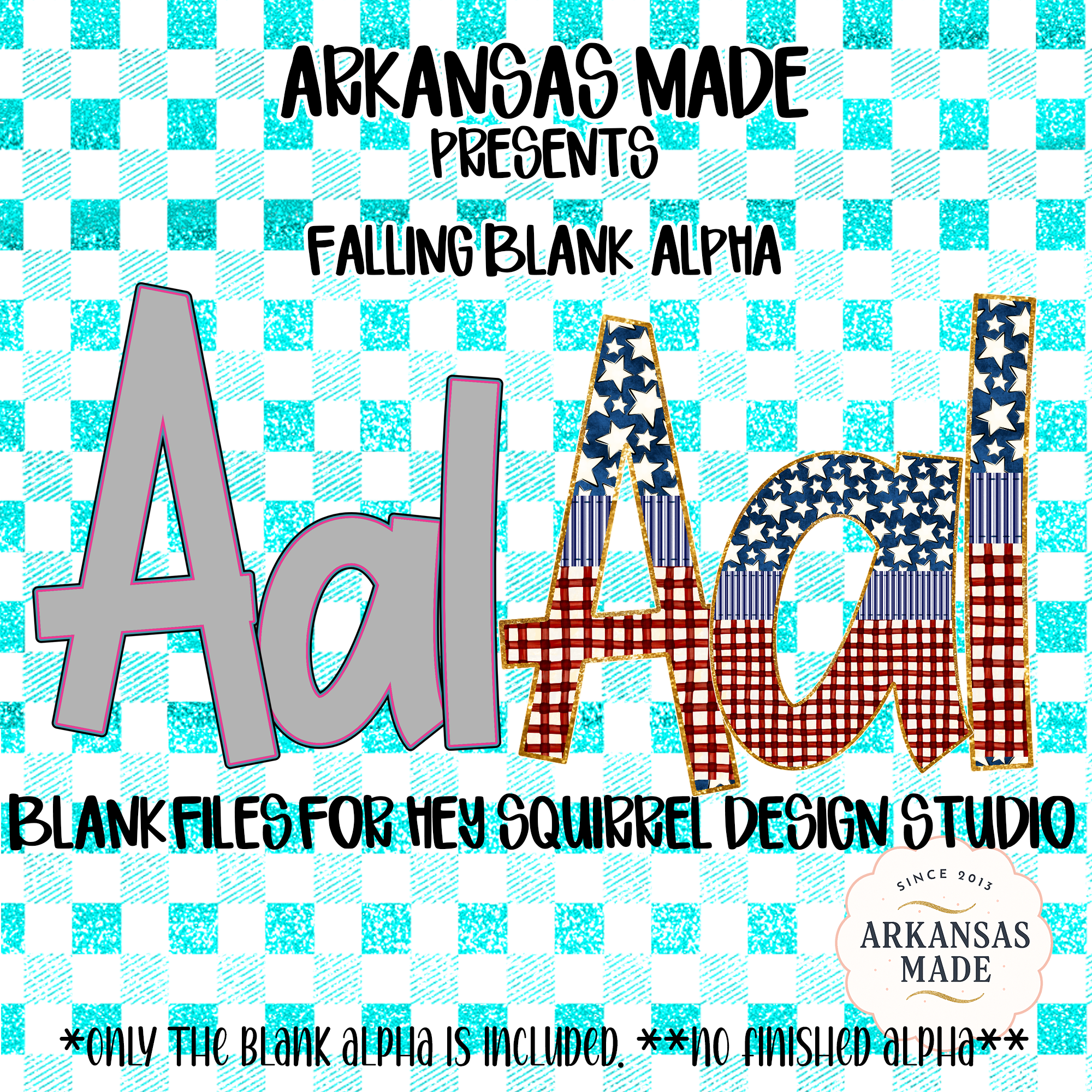 Falling Blank Alpha Blank Digital Alpha PNGs for Hey Squirrel Design Studio | Customizable Alphabet for Crafting DIY