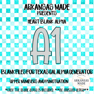 Blank Fillable Alpha Set | Texas Gal Digital Alphabet Numbers Punctuation | Faux Glitter Sublimation PNG Design