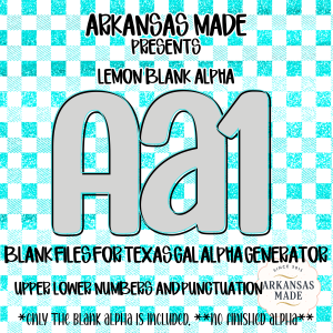 Blank Fillable Alpha Sets Digital Download | Customizable PNG Alphabet Letters, Numbers, Punctuation for Crafters