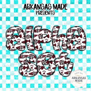 Cheerleader Digital Alpha Set, Maroon Pom Pom Font PNG, Team Spirit Letters Megaphone Alphabet, Faux Glitter Plaid Numbers Clipart