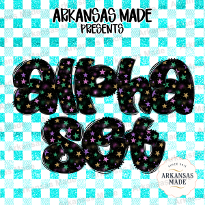 Mardi Gras Alpha Set Digital, Teal Glitter Alphabet Letters, Starry Bubbly Font PNG Clipart, Celebration Crafting Numbers, Sublimation