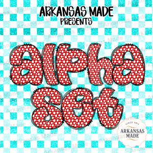 Digital Alpha Set, Red Polka Dot Letters PNG, Faux Glitter Teal Gingham Font, Cute Crafty Bubble Letters, Planner Clipart