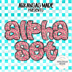 Pink Camo Bubble Letter Alpha Set PNG, Faux Glitter Gingham Digital Alphabet, Sublimation Font, Crafting Letters, T-Shirt Design