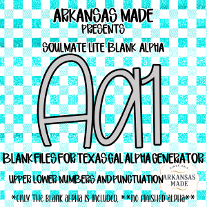 Blank Fillable Alpha Sets Digital Download, Outline Letters Numbers Punctuation, Custom Alphabet PNG SVG Sublimation Font Template for