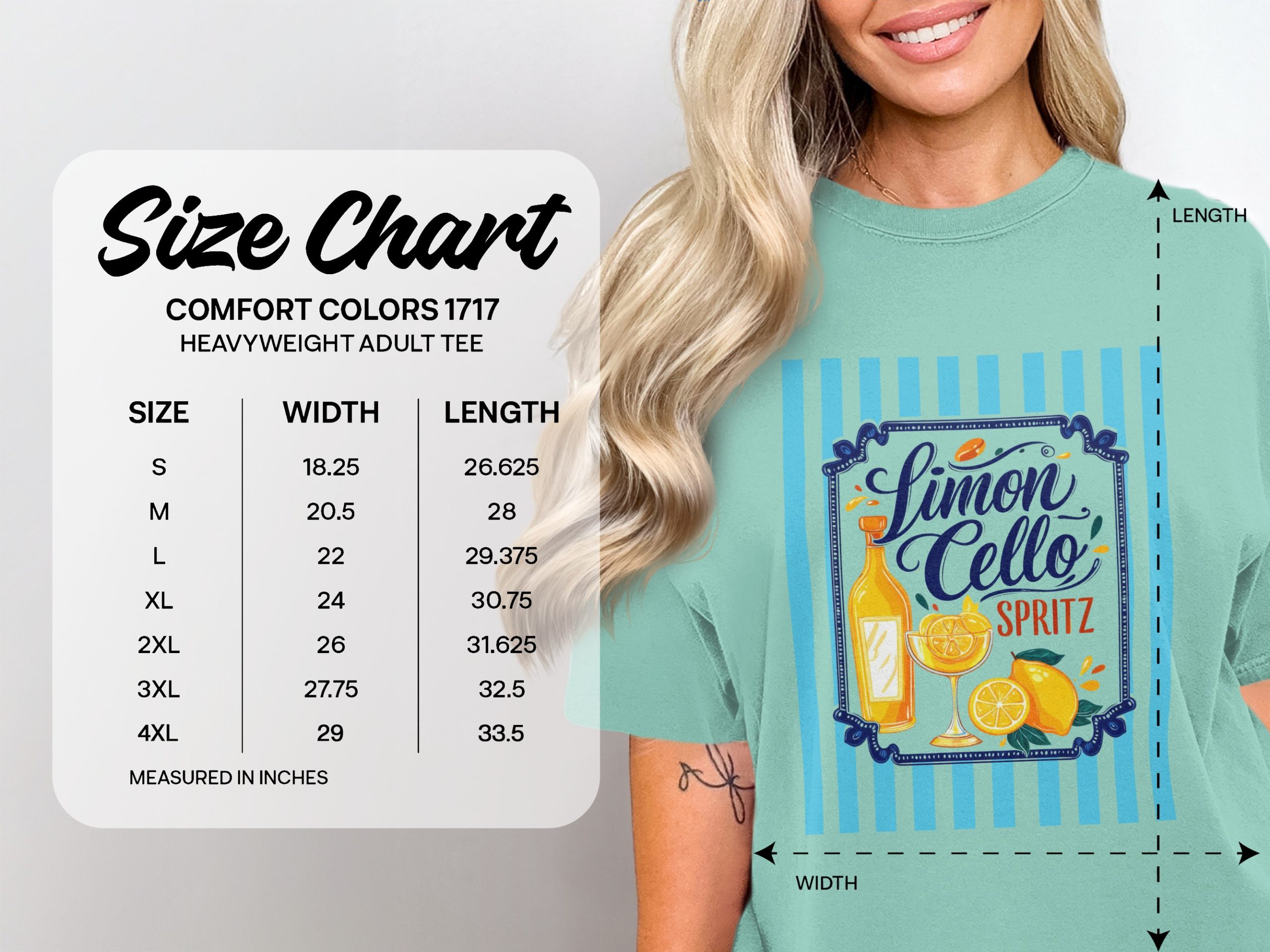 Limoncello Spritz T-Shirt, Italian Summer Vacation Tee, Lemon Aperitivo Cocktail Shirt, Italy Travel Gift for Her, Aesthetic Brunch Top - Image 4