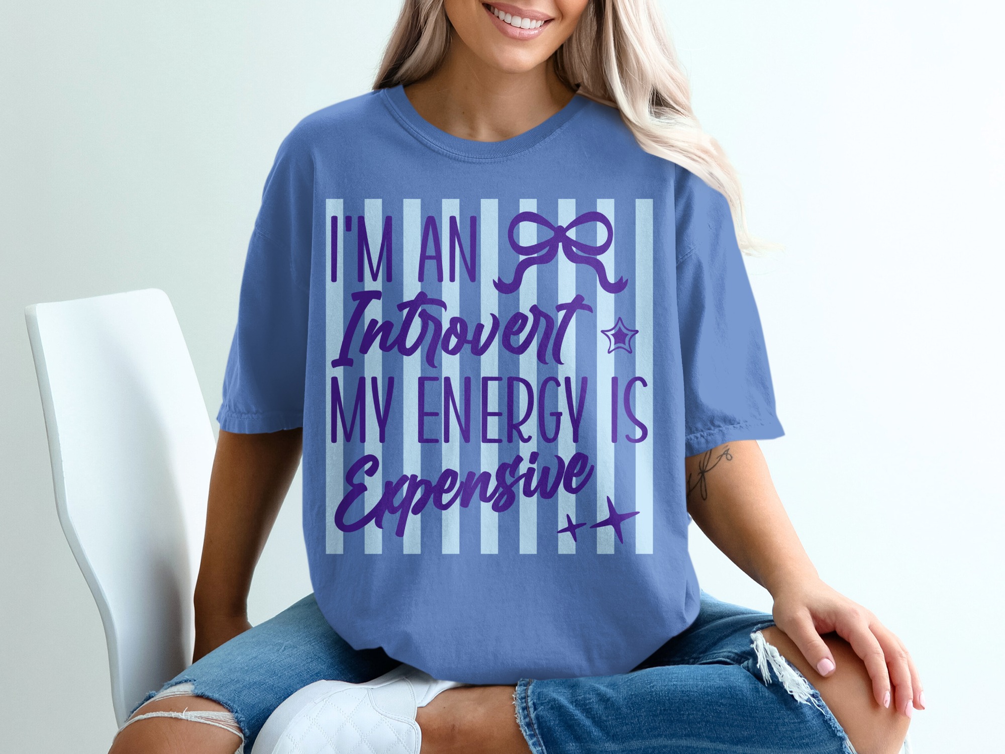 Comfort Colors® Introvert T-Shirt, My Energy Is Expensive Funny Tee, Quiet Person Gift, Social Battery Merch, Sarcastic Quote Shirt, Unique - Image 20