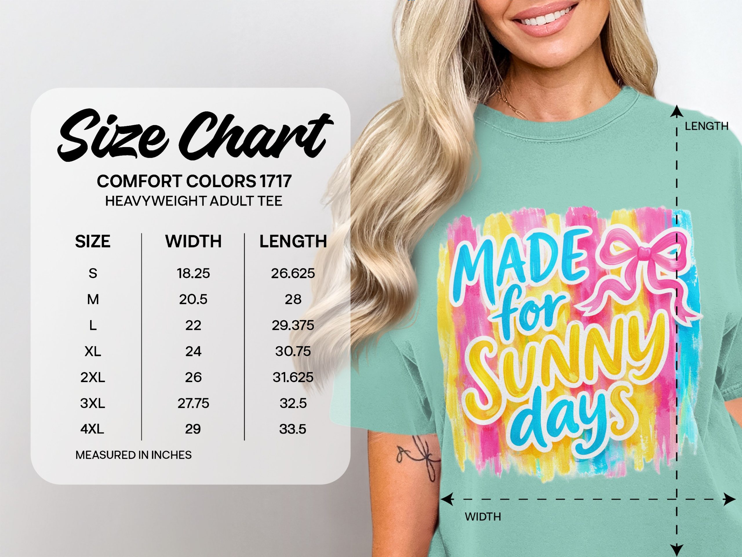 Made for Sunny Days T-Shirt, Comfort Colors ® Vacation Tee, Summer Vibes Shirt, Beach Trip Outfit, Cheerful Graphic Tee, Bright Happy Shirt - Image 4
