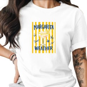 Comfort Colors® Margarita Weather T-Shirt, Summer Vacation Tee, Beach Party Outfit, Cocktail Lover Gift, Girls Trip Shirt