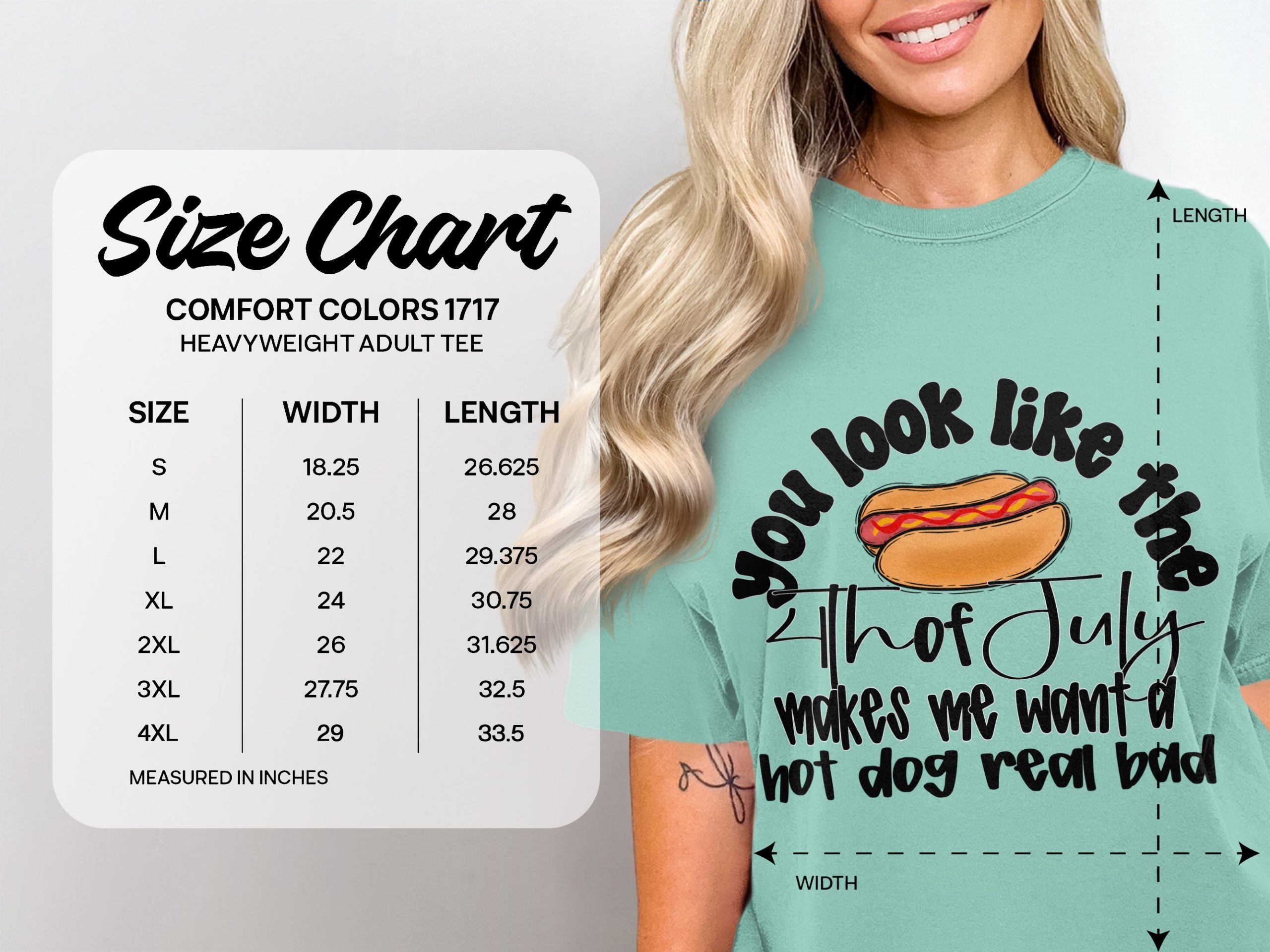 Funny 4th of July Hot Dog T-Shirt, Independence Day Tee, Patriotic Summer BBQ Gift, Witty July Fourth Hot Dog Lover Apparel - Image 6