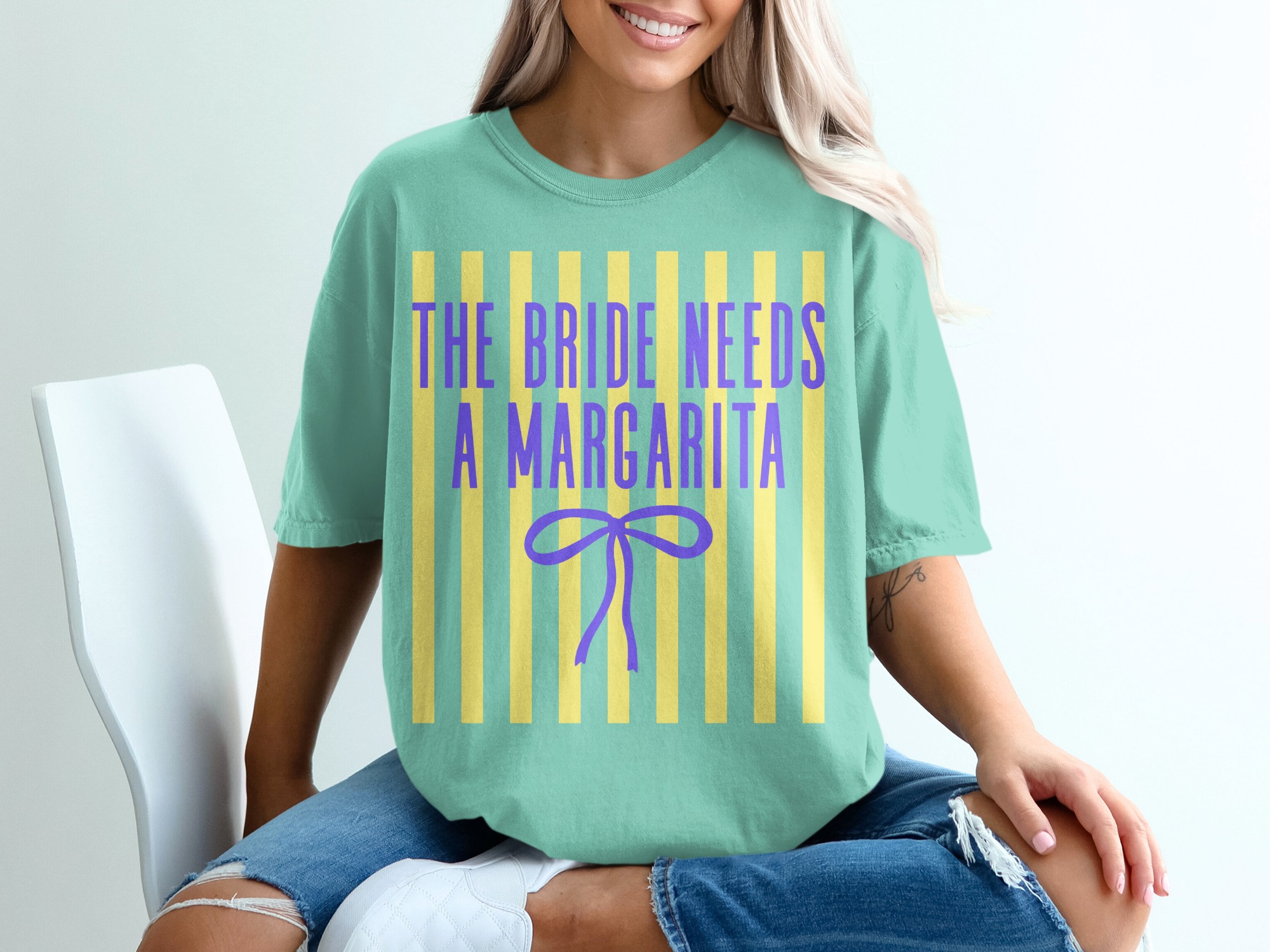 The Bride Needs A Margarita Comfort Colors® T-Shirt, Bachelorette Party Tee, Bridal Shower Gift, Future Mrs Shirt, Engagement - Image 10