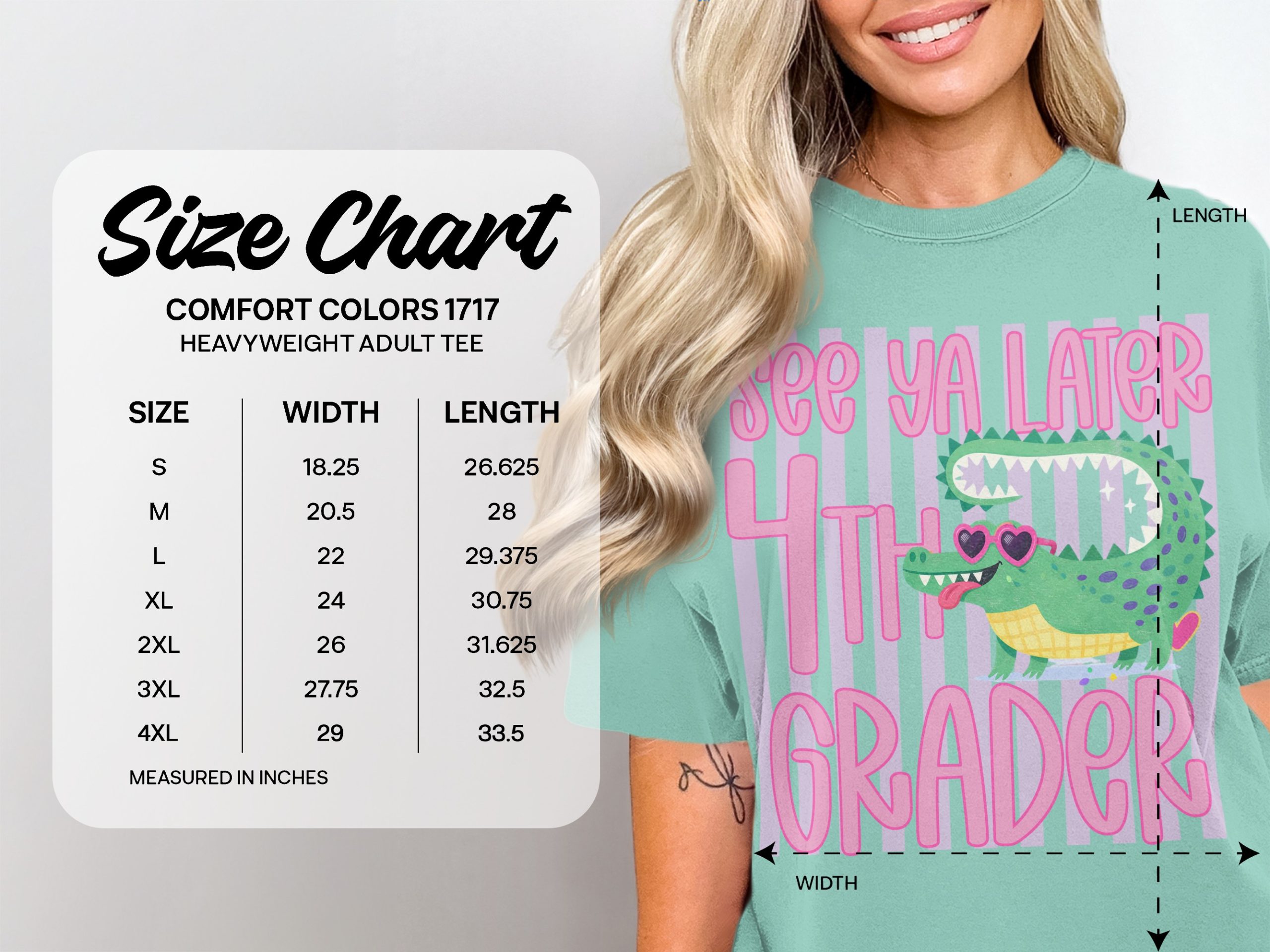 See Ya Later 4th Grader Alligator T-Shirt - Image 4