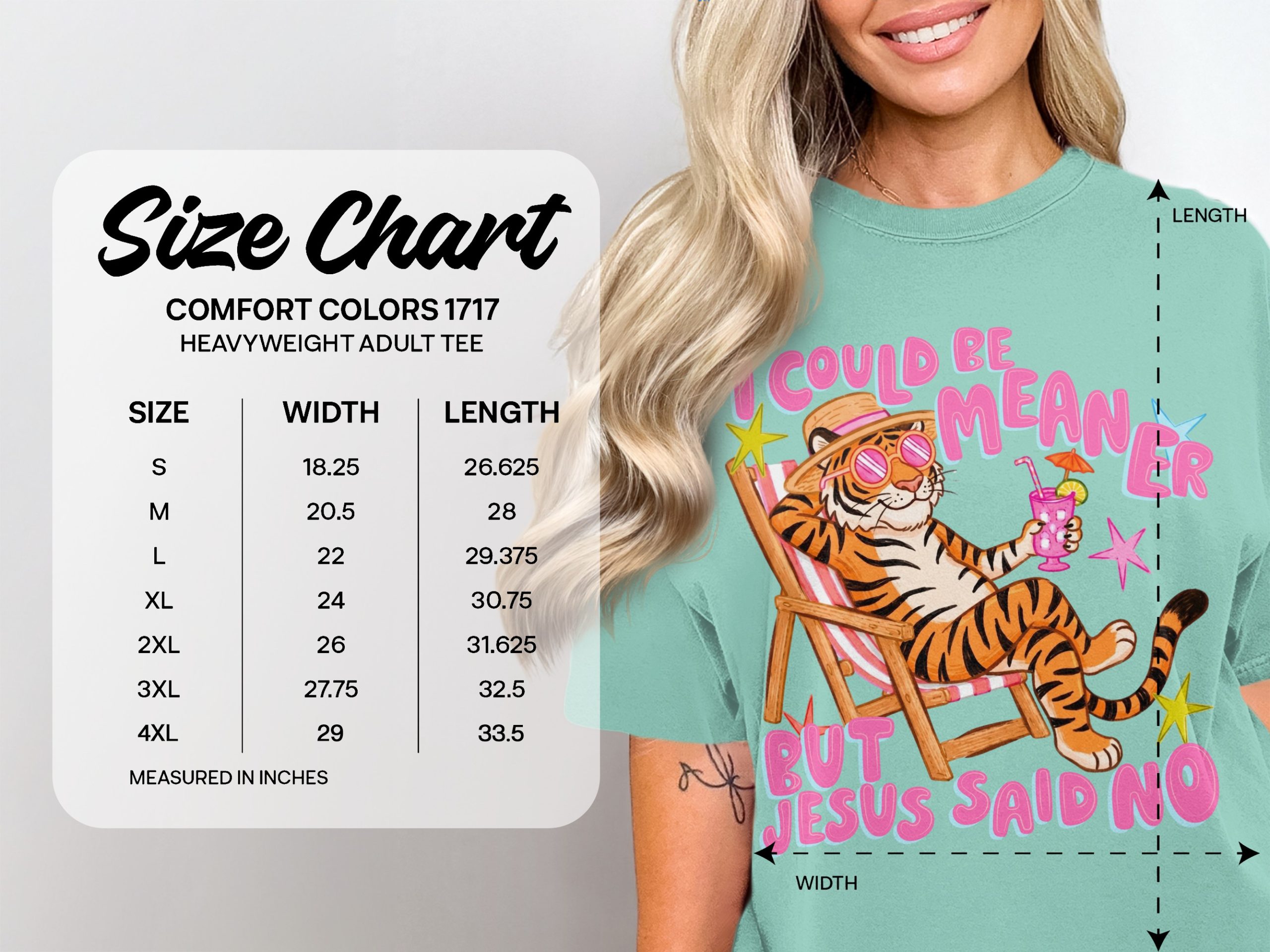 Sarcastic Jesus Said No T-Shirt, Funny Christian Meme Tee, Chill Tiger Vacation Shirt, Witty Faith Humor Gift, Bible Quote Tee - Image 6