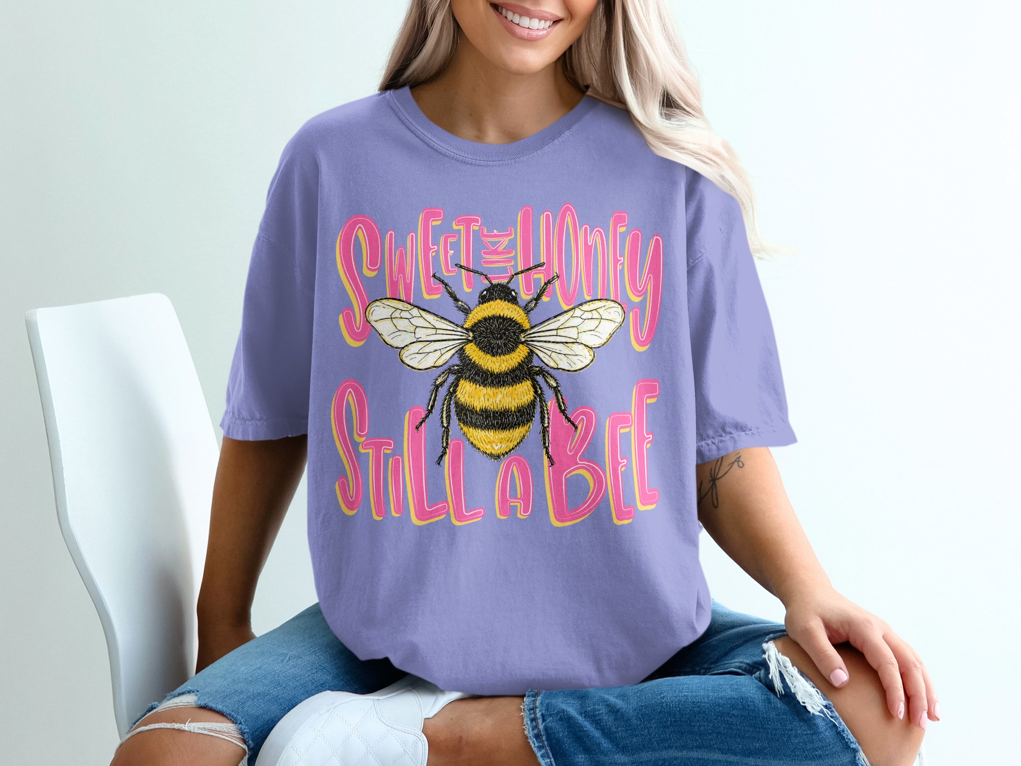 Sweet Like Honey Still A Bee T-Shirt, Sassy Bumblebee Shirt, Funny Bee Lover Tee, Cute Nature Lover Gift for Her, Women's Empowerment Top - Image 18