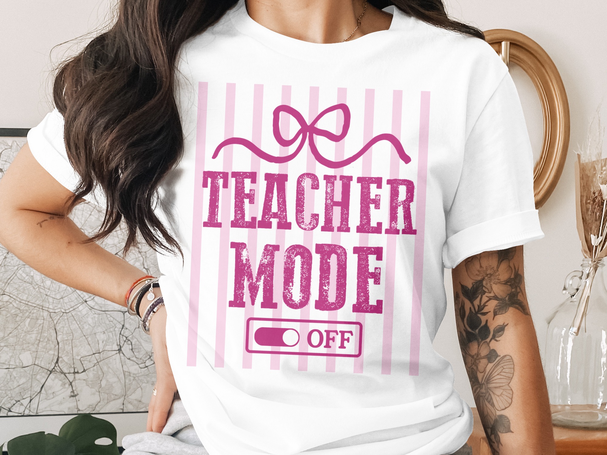 Teacher Mode OFF T-Shirt, End of School Year Tee, Funny Teacher Vacation Gift, Relaxed Educator Shirt, Teacher Appreciation Week Top, Summer