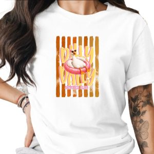 Comfort Colors® Dilly Dally Summer Club T-Shirt, Funny Duck Float Tee, Whimsical Summer Vacation Shirt, Relaxed Animal Lover Gift
