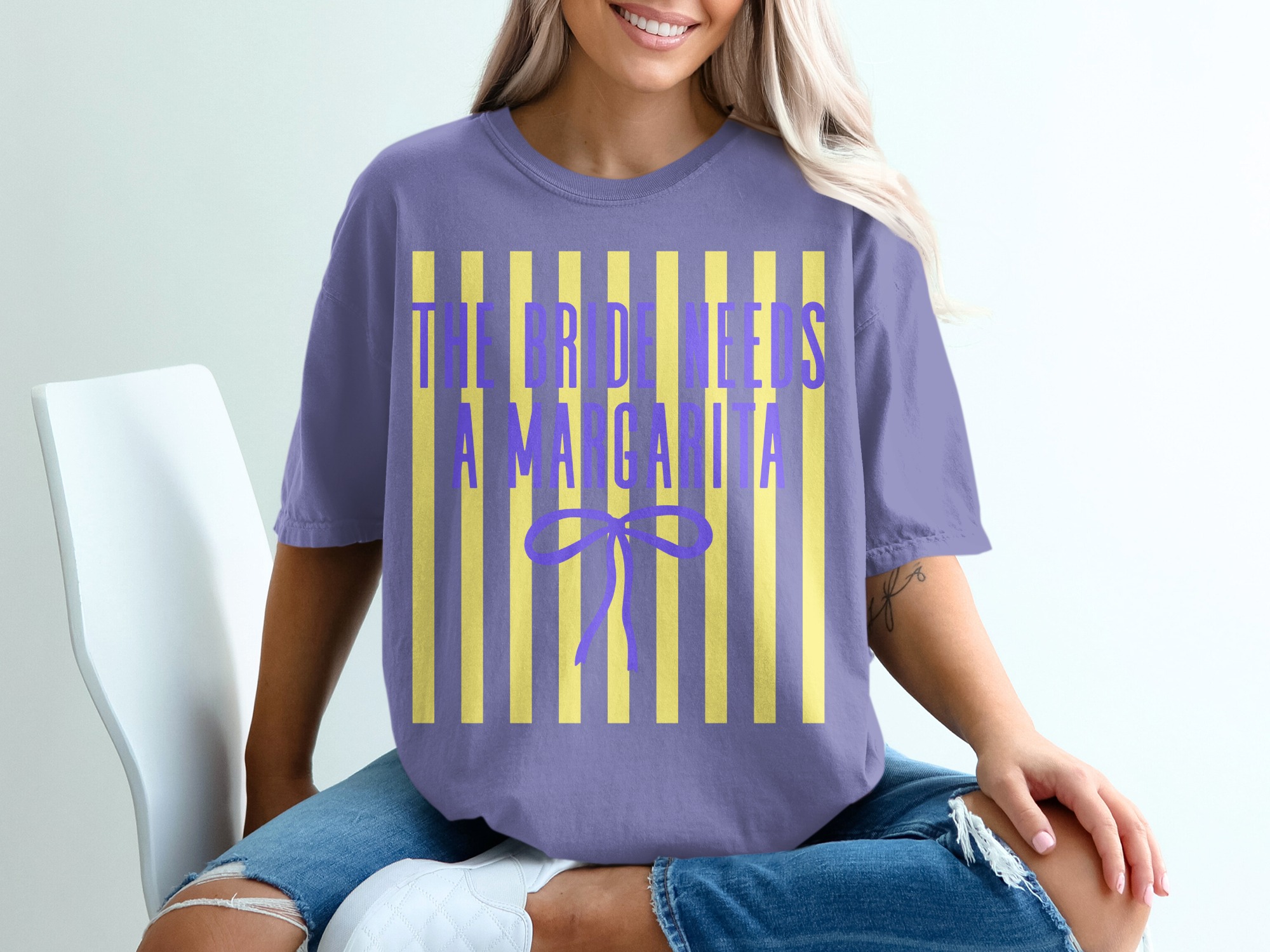 The Bride Needs A Margarita Comfort Colors® T-Shirt, Bachelorette Party Tee, Bridal Shower Gift, Future Mrs Shirt, Engagement - Image 13