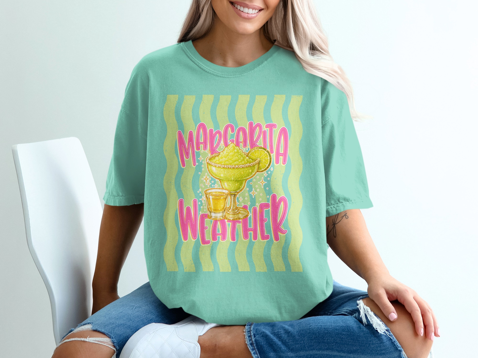 Comfort Colors® Margarita Weather T-Shirt, Summer Party Shirt, Fun Vacation Tee, Bachelorette Gift, Girls Trip Shirt, Drink Lover Top - Image 10