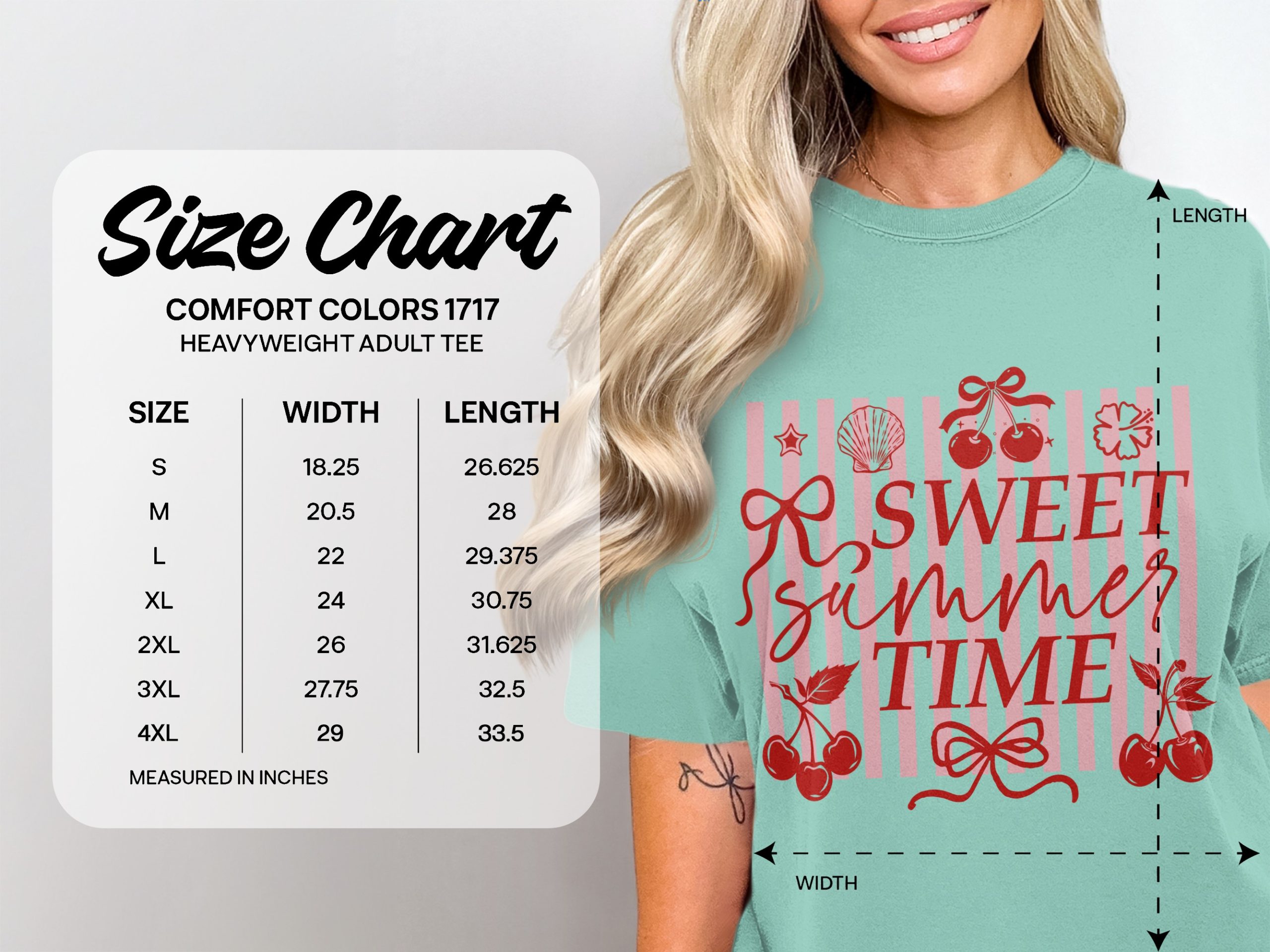Sweet Summer Time Cherry T-Shirt, Retro Summer Vacation Tee, Cute Coquette Aesthetic Beach Vibes Shirt, Gift For Her - Image 6