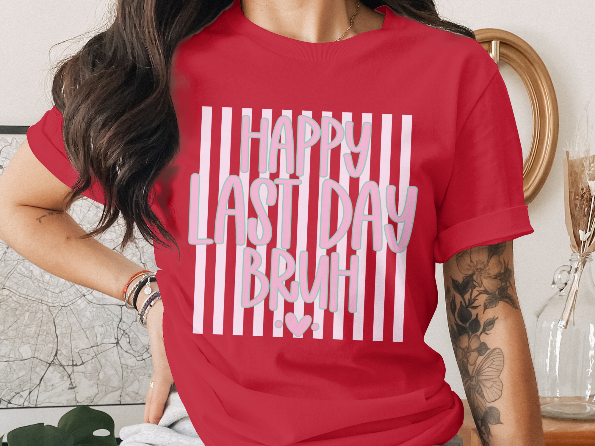 Happy Last Day Bruh T-Shirt - School's Out Humor Tee - Image 2