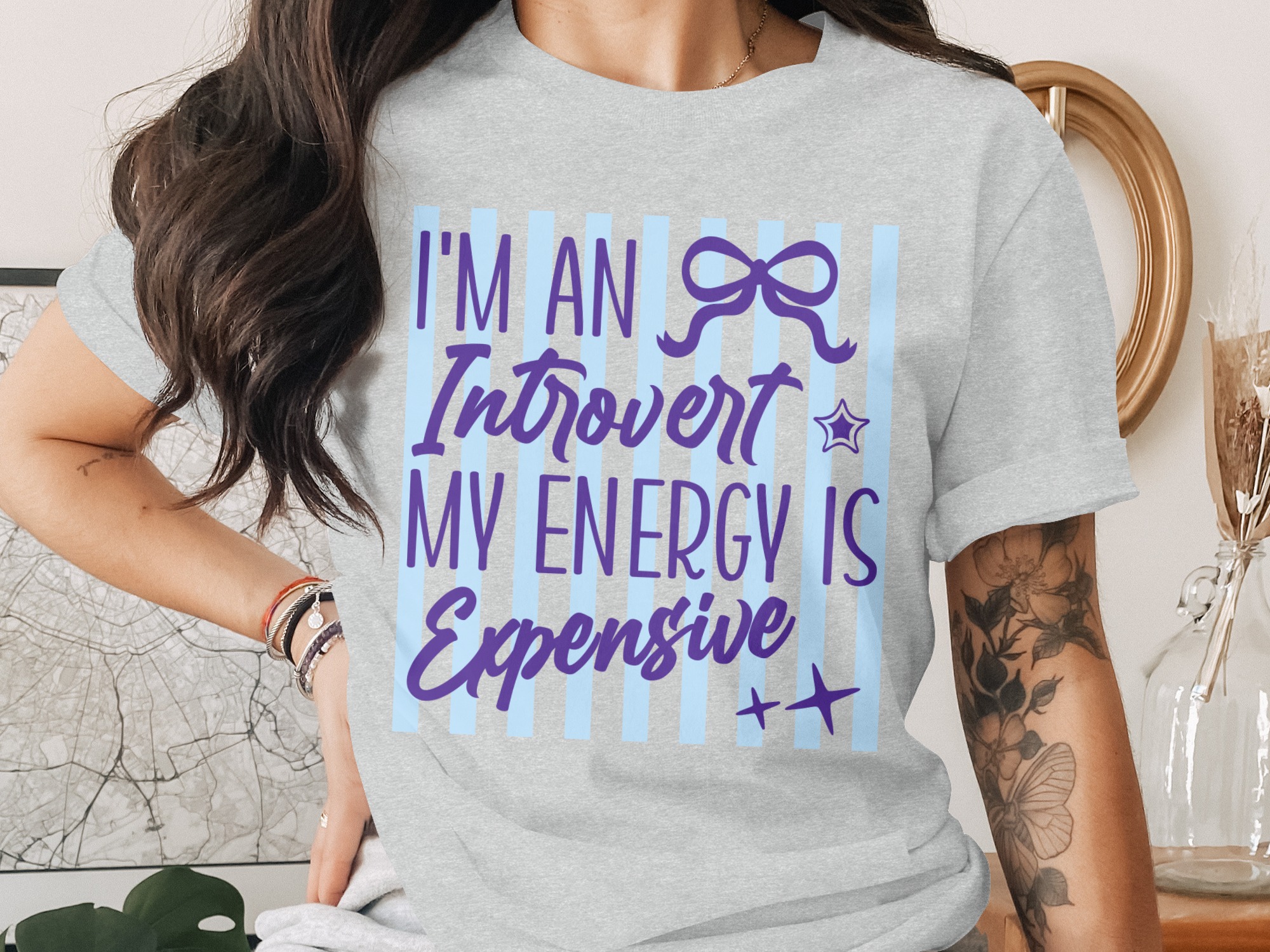 Comfort Colors® Introvert T-Shirt, My Energy Is Expensive Funny Tee, Quiet Person Gift, Social Battery Merch, Sarcastic Quote Shirt, Unique - Image 2