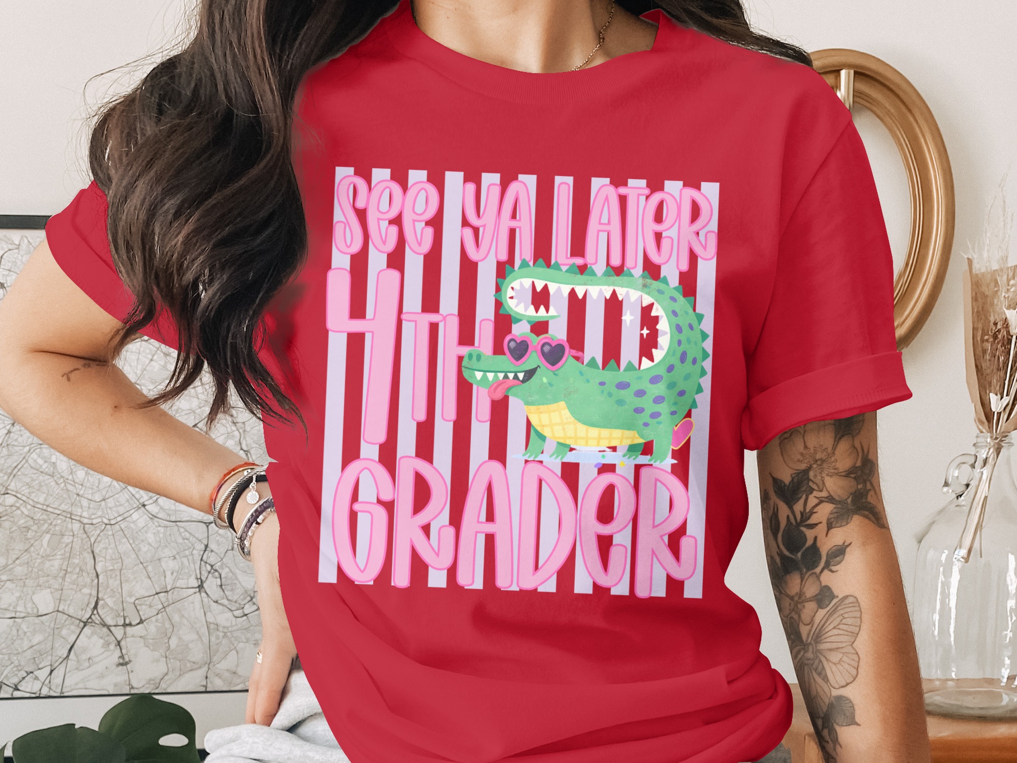 See Ya Later 4th Grader Alligator T-Shirt - Image 2