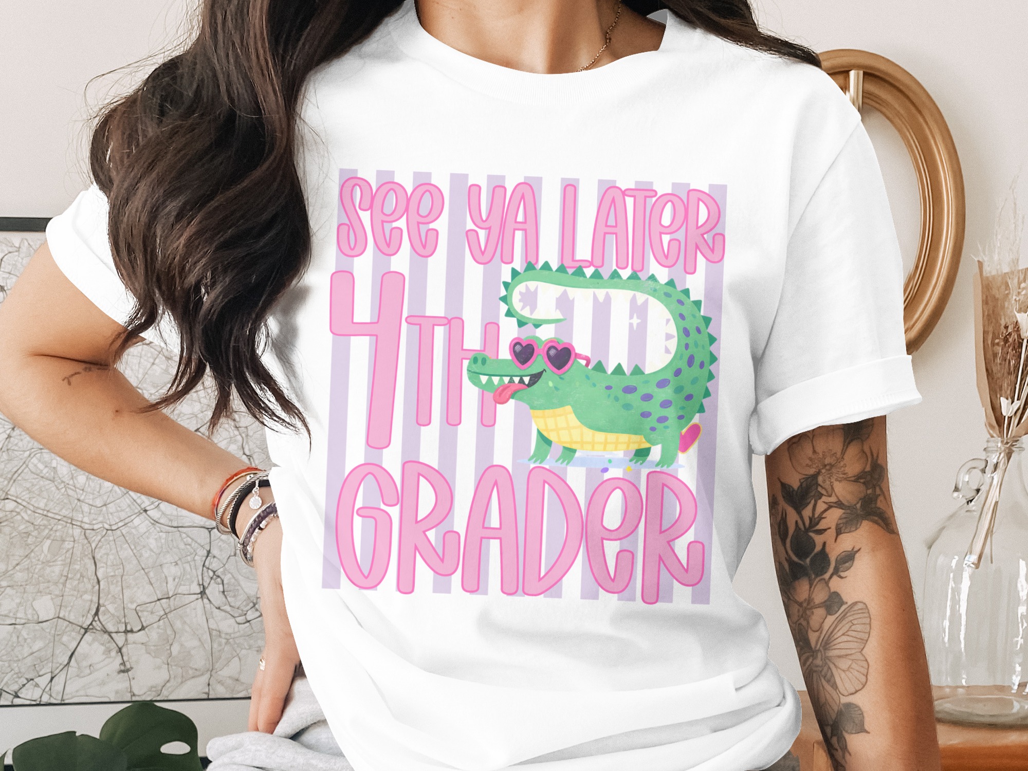 See Ya Later 4th Grader Alligator T-Shirt