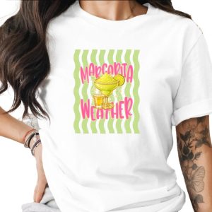 Comfort Colors® Margarita Weather T-Shirt, Summer Party Shirt, Fun Vacation Tee, Bachelorette Gift, Girls Trip Shirt, Drink Lover Top