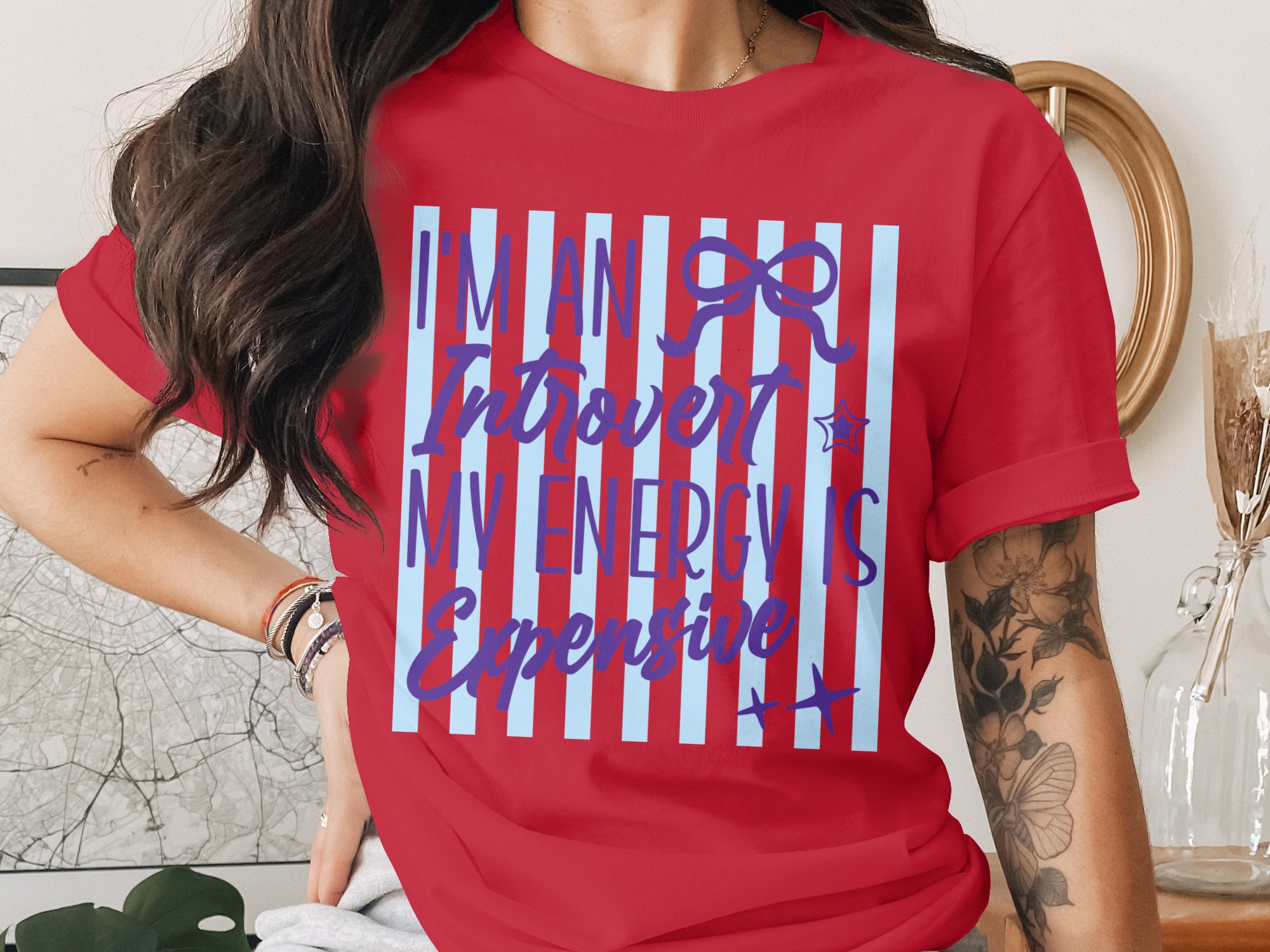 Comfort Colors® Introvert T-Shirt, My Energy Is Expensive Funny Tee, Quiet Person Gift, Social Battery Merch, Sarcastic Quote Shirt, Unique - Image 4