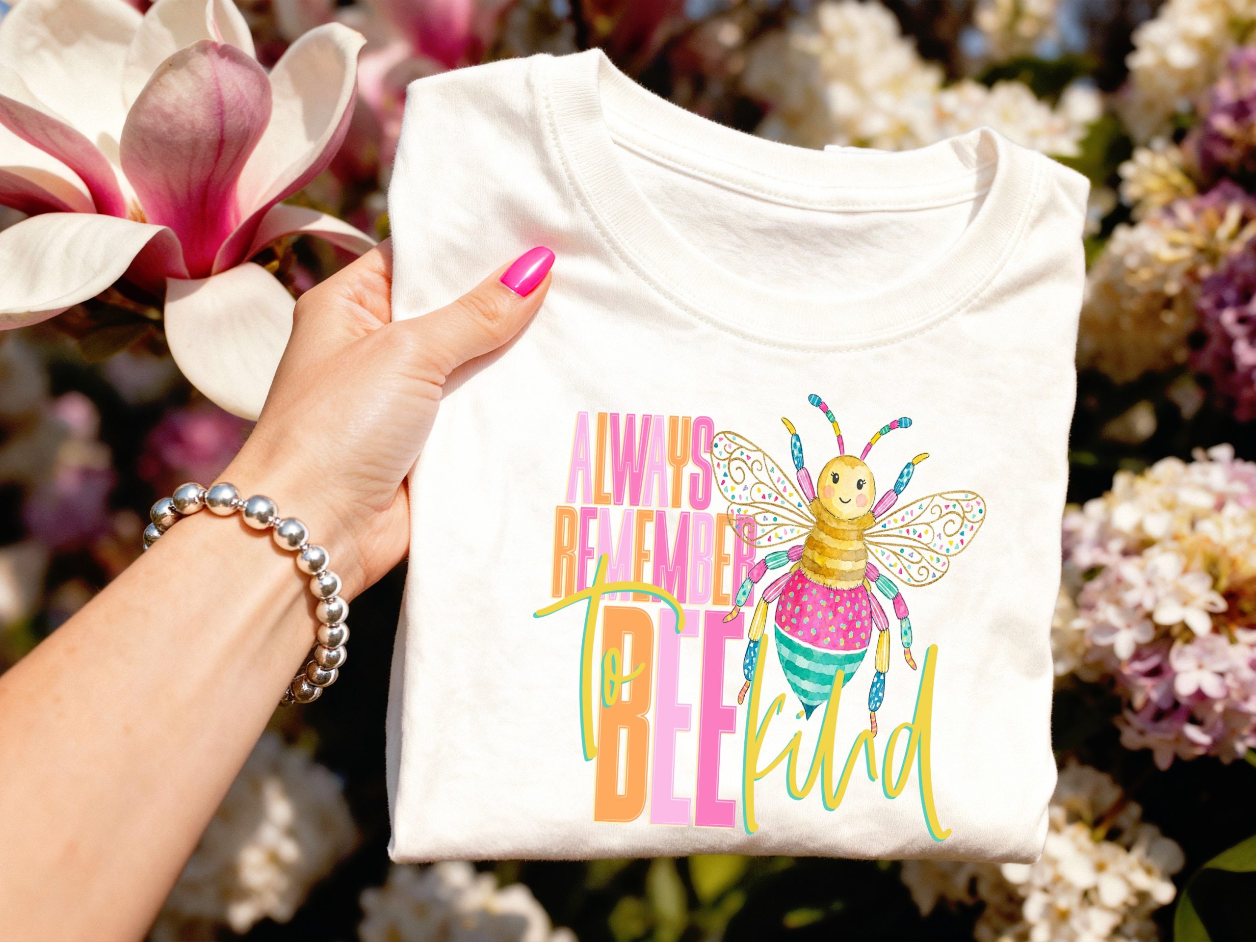 Always Remember to Bee Kind T-Shirt, Cute Bee Kindness Tee, Positive Message Top, Teacher Gift, Uplifting Inspirational Shirt for Her - Image 3