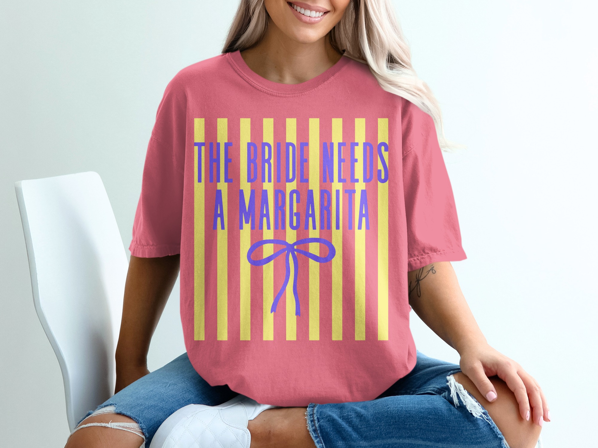 The Bride Needs A Margarita Comfort Colors® T-Shirt, Bachelorette Party Tee, Bridal Shower Gift, Future Mrs Shirt, Engagement - Image 16
