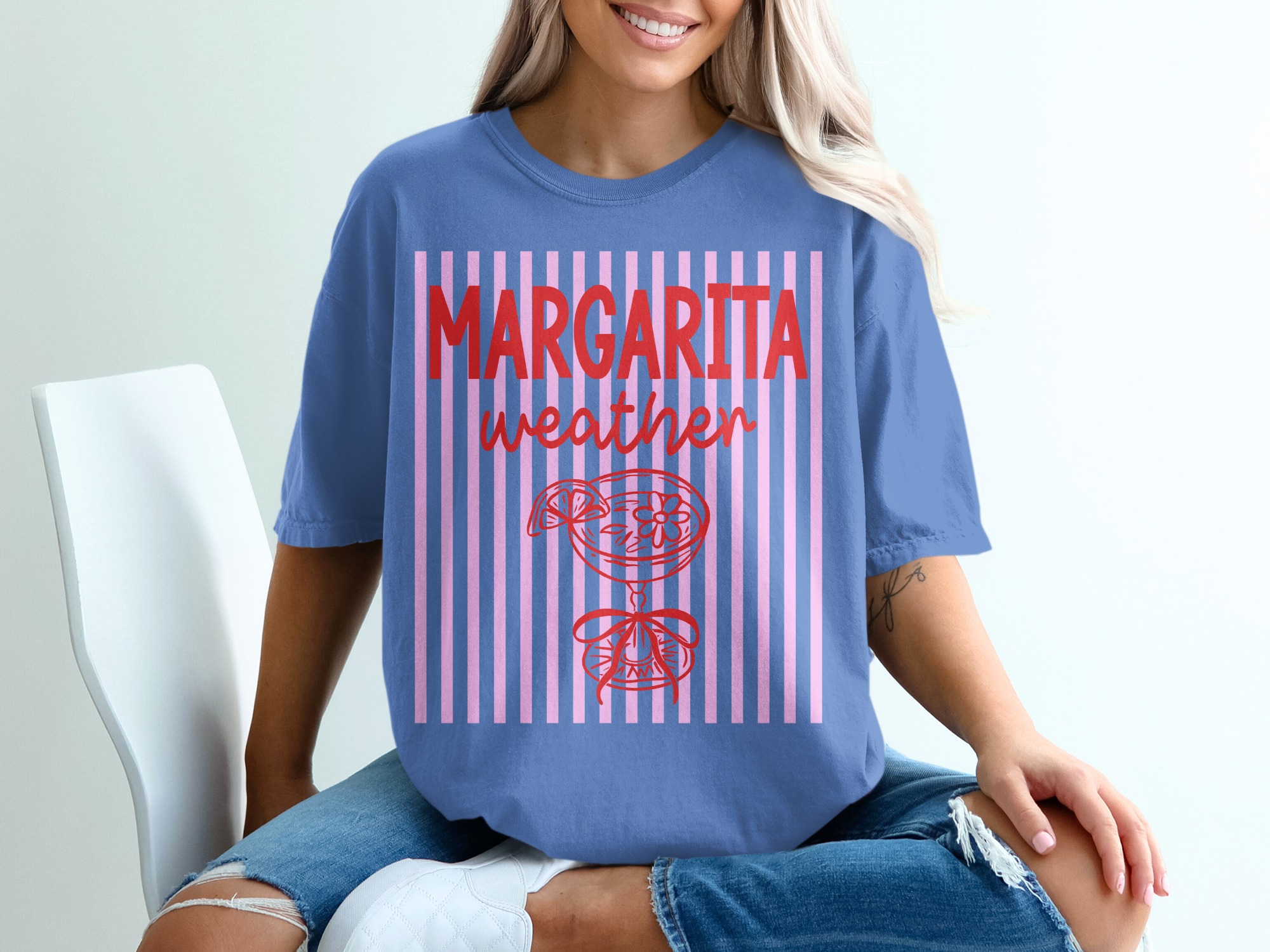 Margarita Weather T-Shirt, Funny Drinking Shirt, Girls Trip Vacation Tee, Summer Beach Lover Gift for Her, Bachelorette Party Top - Image 20