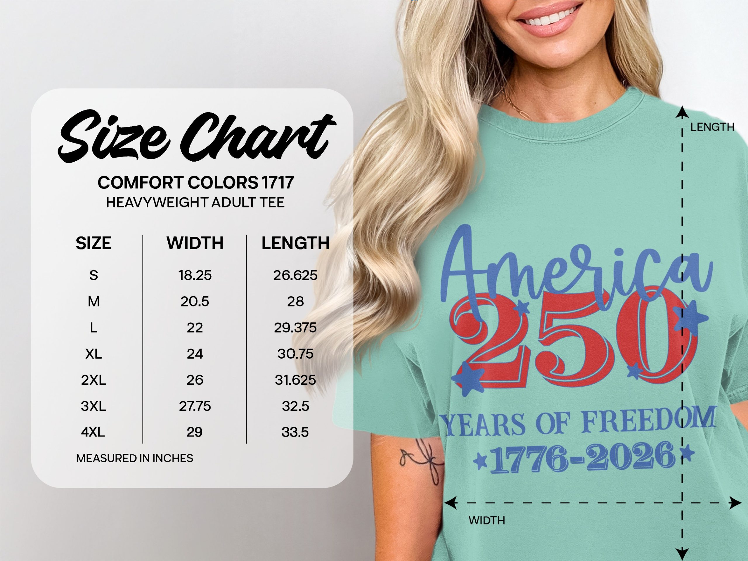 America 250 Years of Freedom Commemorative T-Shirt - Image 4