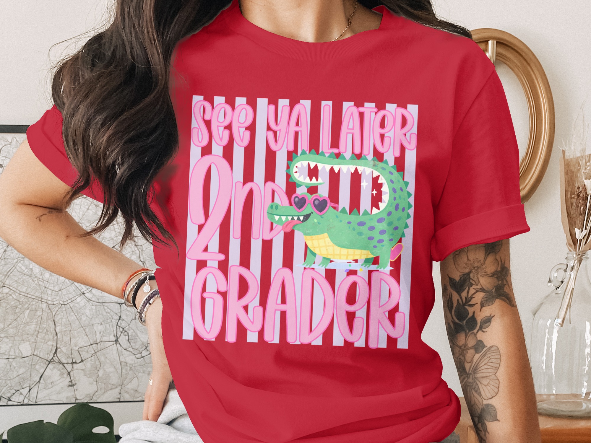 See Ya Later 2nd Grader Alligator T-Shirt - Image 2
