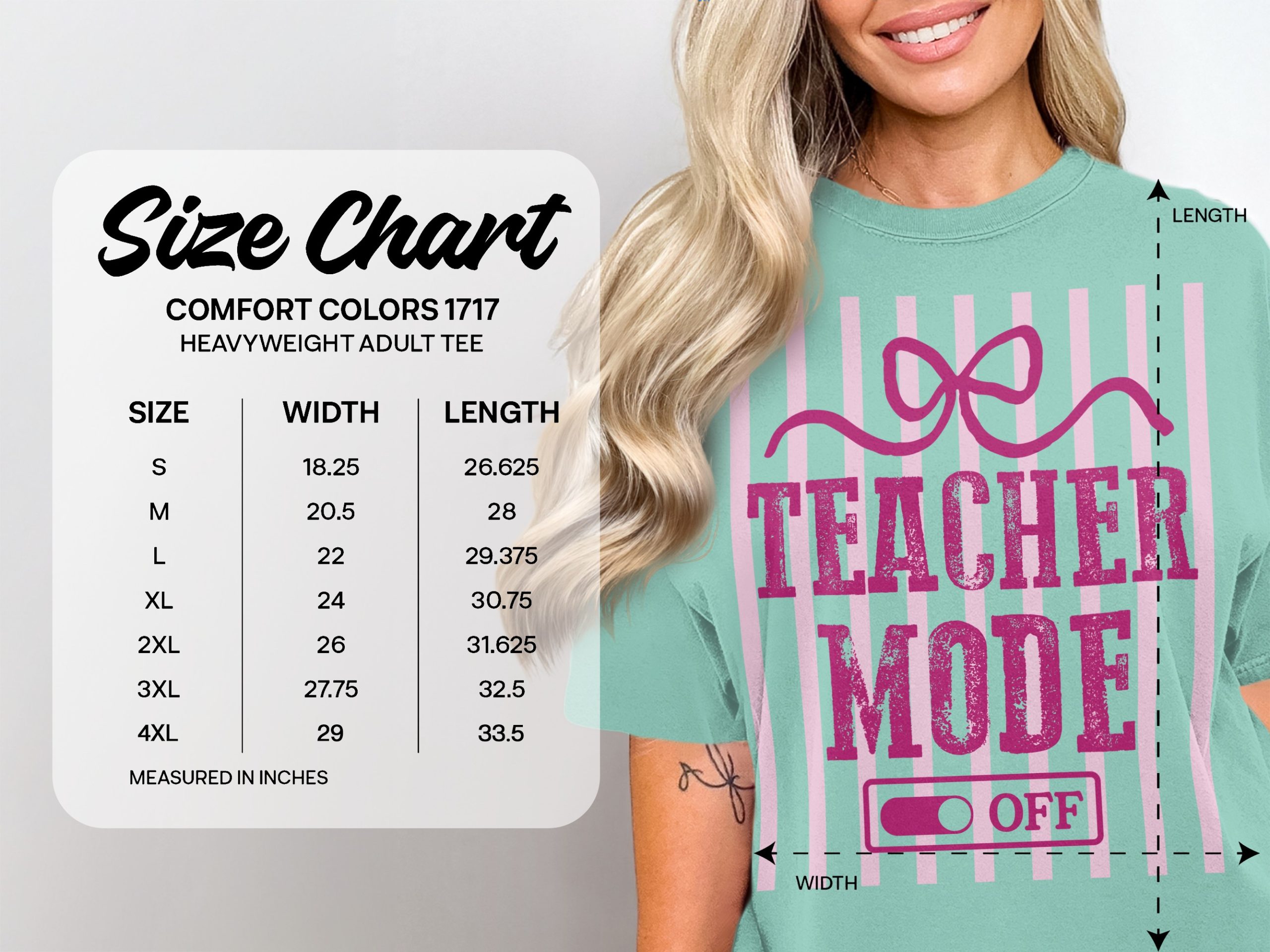 Teacher Mode OFF T-Shirt, End of School Year Tee, Funny Teacher Vacation Gift, Relaxed Educator Shirt, Teacher Appreciation Week Top, Summer - Image 4