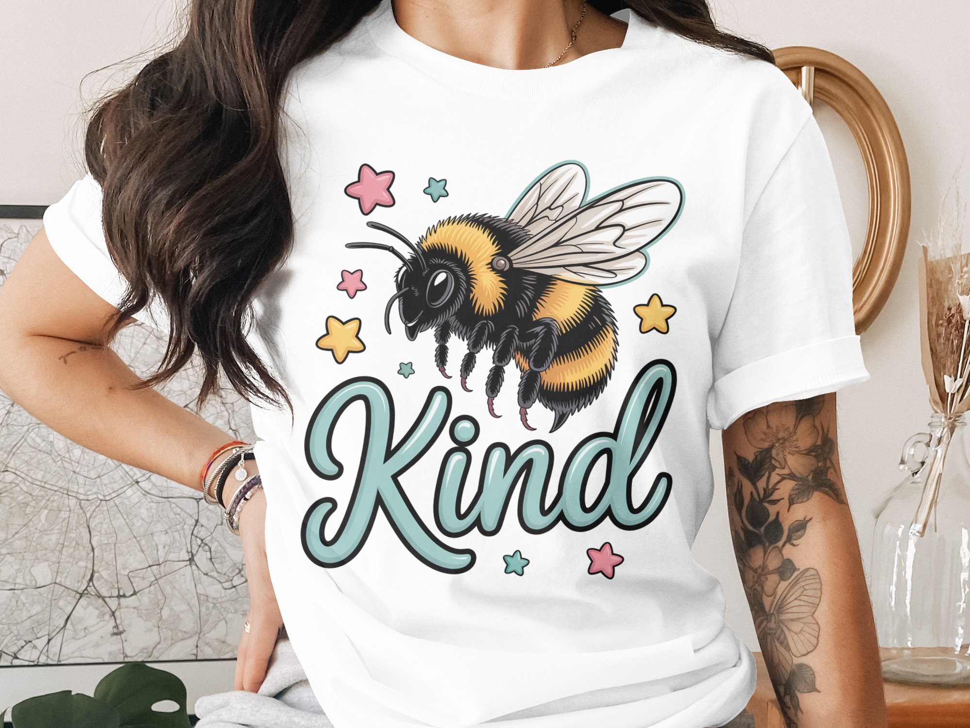 Be Kind T-Shirt, Cute Bee Shirt, Kindness Matters Tee, Teacher Gift, Positive Message Apparel, Bumblebee Lover Top for Her