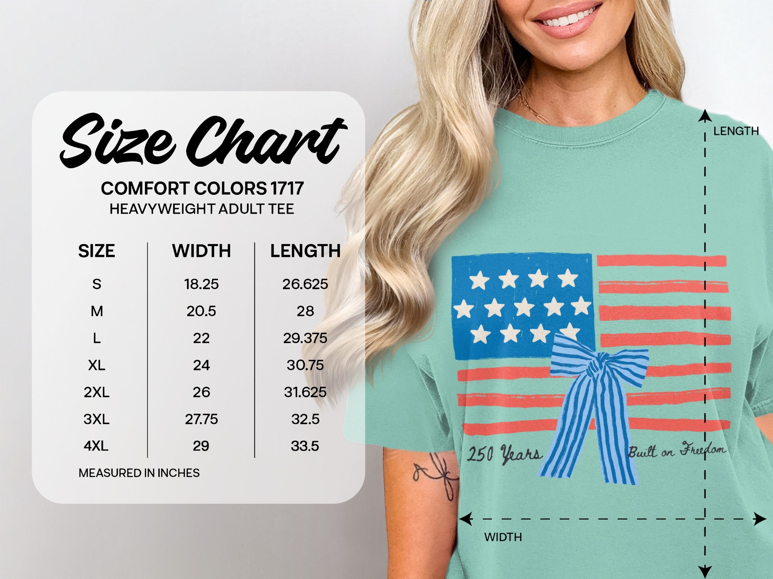 250 Years Built on Freedom American Flag T-Shirt, Patriotic Independence Day USA Tee, Heritage Anniversary Shirt Gift - Image 6