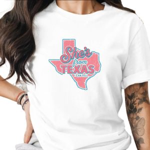 She's From Texas T-Shirt, Texas I Can Tell Tee, Vintage Texas Women's Shirt, Retro Texas Pride Top, Southern Girl Gift for Her, Texas Lover