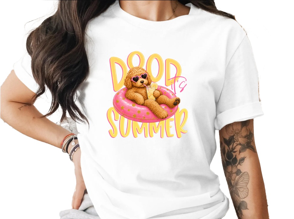 Goldendoodle Summer T-Shirt, Dood It's Summer Tee, Cute Dog Lover Shirt, Labradoodle Mom Gift, Funny Vacation Dog Owner Apparel