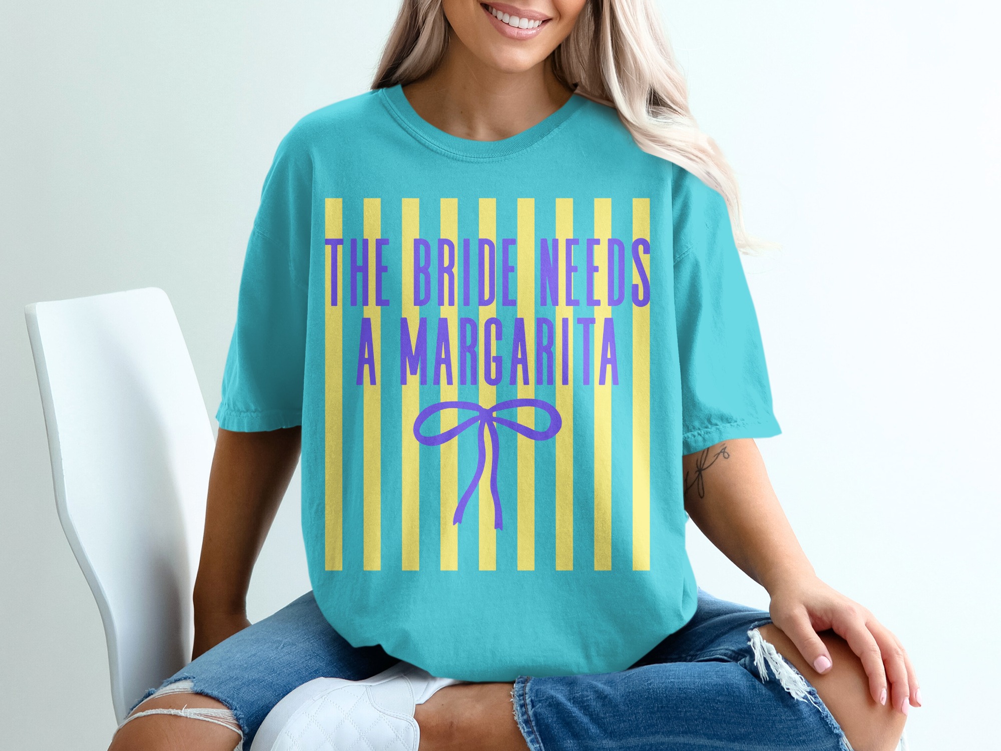 The Bride Needs A Margarita Comfort Colors® T-Shirt, Bachelorette Party Tee, Bridal Shower Gift, Future Mrs Shirt, Engagement - Image 9