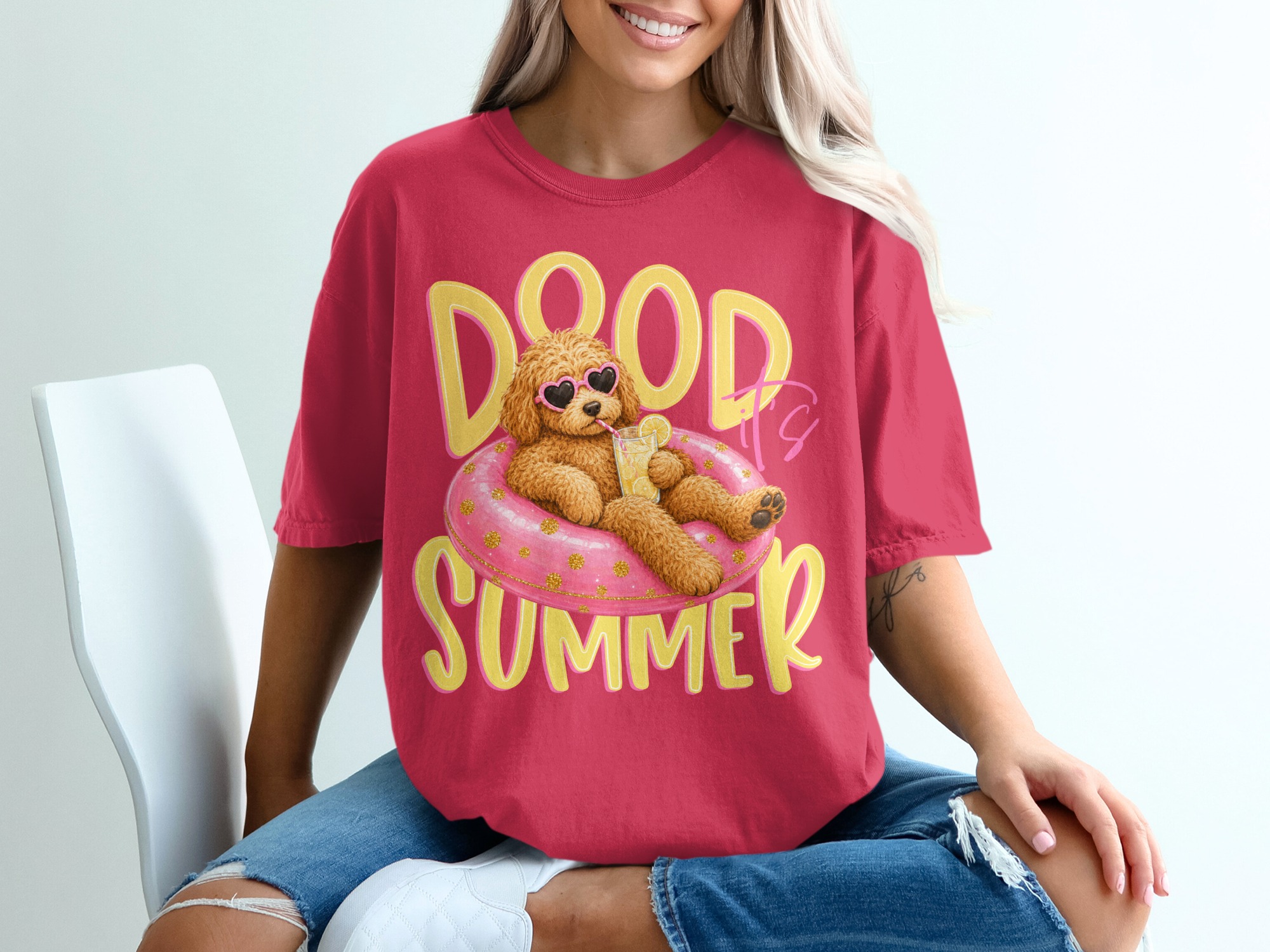 Goldendoodle Summer T-Shirt, Dood It's Summer Tee, Cute Dog Lover Shirt, Labradoodle Mom Gift, Funny Vacation Dog Owner Apparel - Image 14
