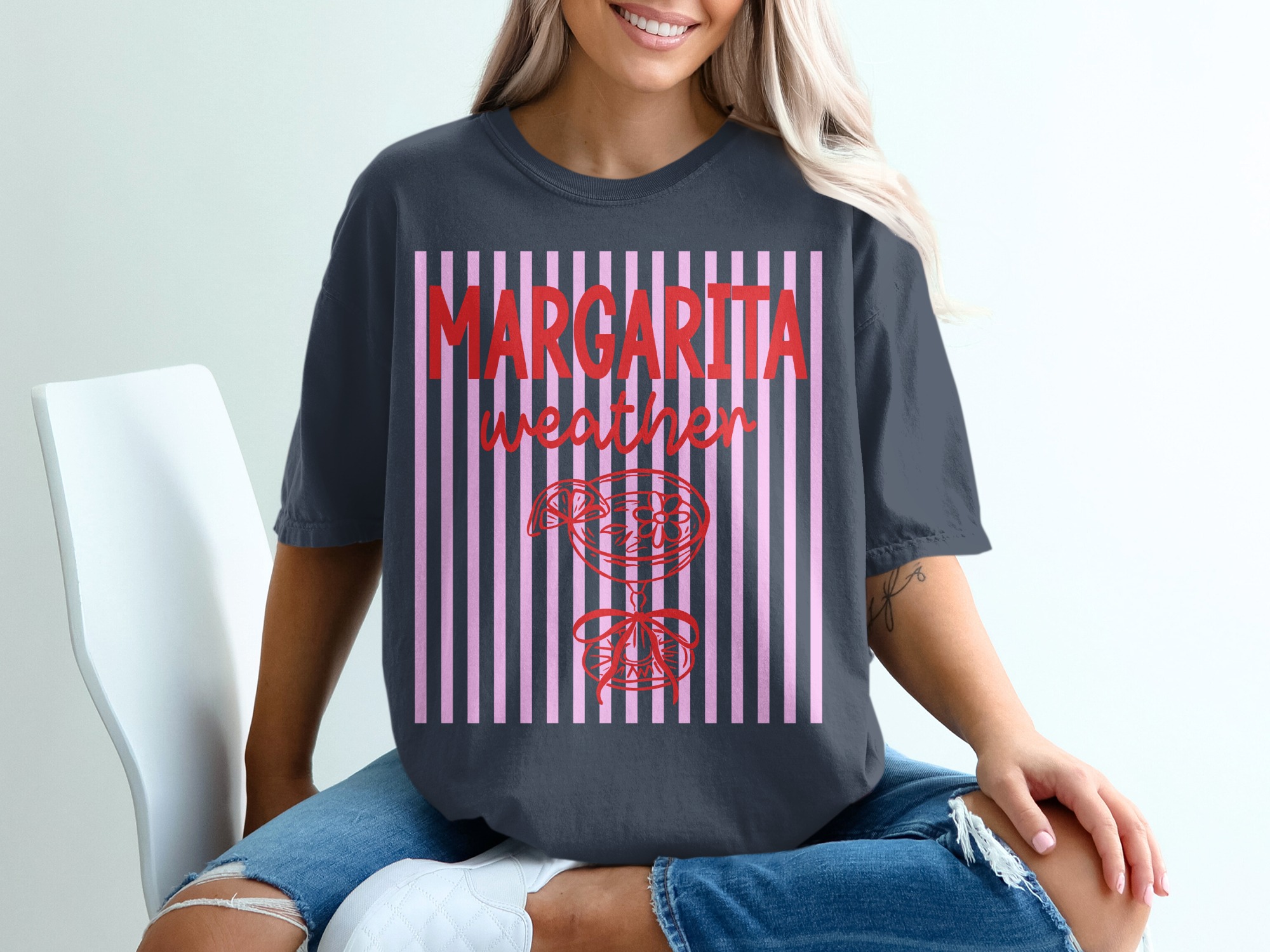 Margarita Weather T-Shirt, Funny Drinking Shirt, Girls Trip Vacation Tee, Summer Beach Lover Gift for Her, Bachelorette Party Top - Image 12