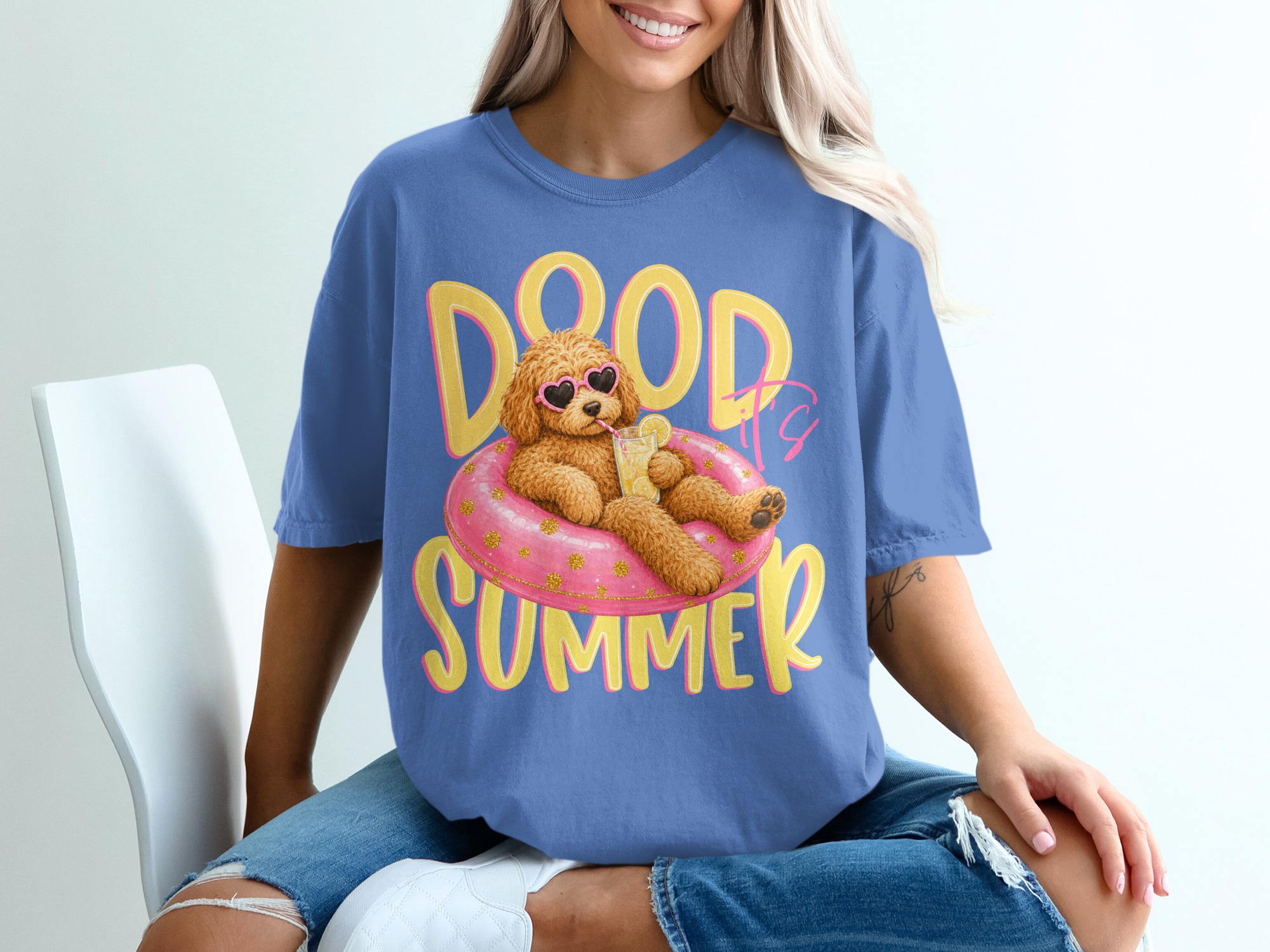 Goldendoodle Summer T-Shirt, Dood It's Summer Tee, Cute Dog Lover Shirt, Labradoodle Mom Gift, Funny Vacation Dog Owner Apparel - Image 20