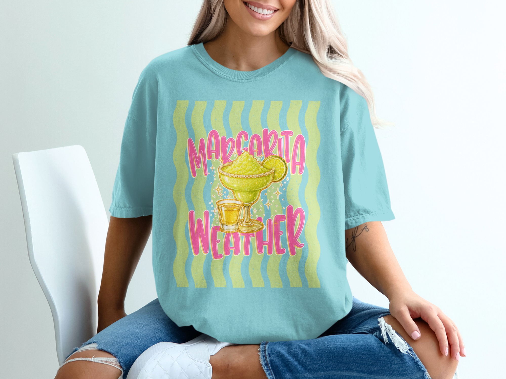 Comfort Colors® Margarita Weather T-Shirt, Summer Party Shirt, Fun Vacation Tee, Bachelorette Gift, Girls Trip Shirt, Drink Lover Top - Image 19